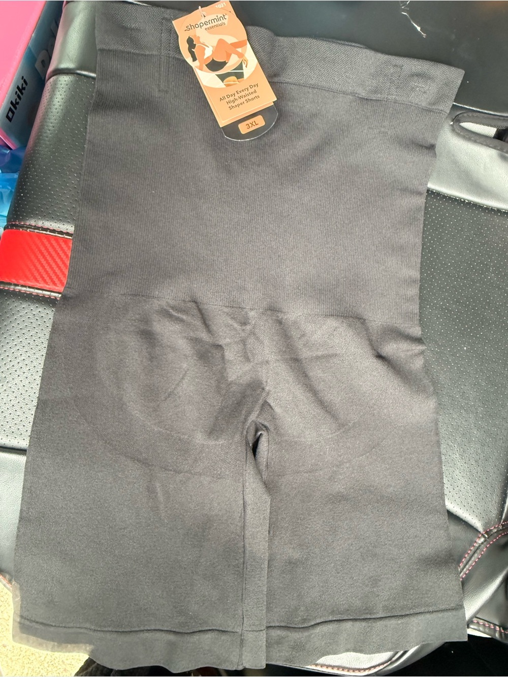 Shapermint Men’s Black High-Waist Shaping Shorts